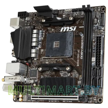 Материнская плата MSI B350I PRO AC картинка 3